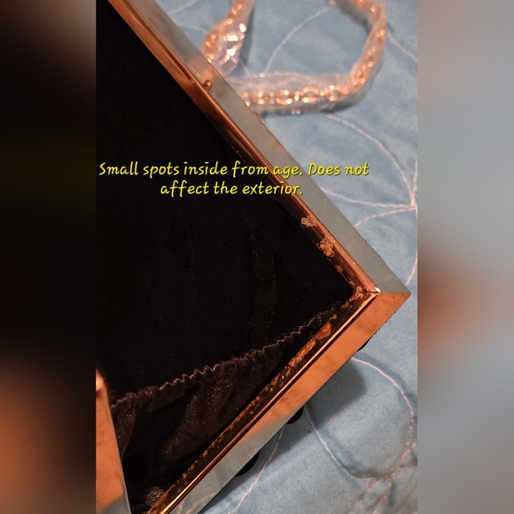 INC Adlee Clutch Black Floral Embellished Crossbody NWT - Picture 12 of 15